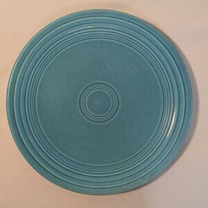 Vintage Fiesta Turquoise 9" Lunch Plate, Homer Laughlin 1936-1969